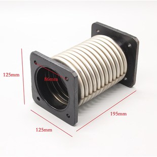 东方红 收割机消音器排气管弹簧管膨胀管波纹管 迪尔拖拉机