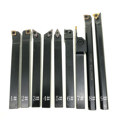 数控刀杆车刀刀具8mm*8方仪表车床外圆刀刀套装不锈钢加工小车刀