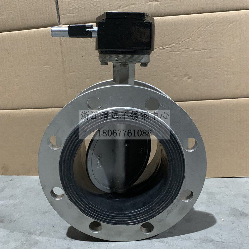 304不锈钢法兰蝶阀D341X-10/16P涡轮蝶阀手动蝶阀D41X不锈钢蝶阀