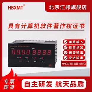 温度 XMS618双回路智能控制仪 压力液位表北京汇邦 XMS616 XMS614
