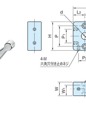 快速 导向轴 固定夹QSC20L QSC16S 快速固定环 光轴快速锁紧环