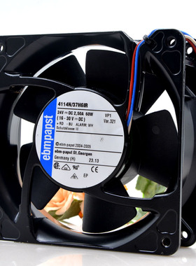 ebmpapst 4114N/37H6IR 24V 2.50A 60W 12038 12CM铝框变频器风扇
