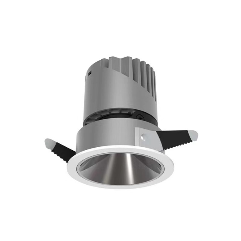 0-10V可控硅DALI调光调色温缓启动射灯9W12W无副光斑深防眩筒灯