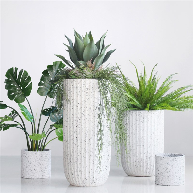 西西里仿真绿植龙舌兰套装室内大型植物盆栽酒店大堂商铺餐厅装饰