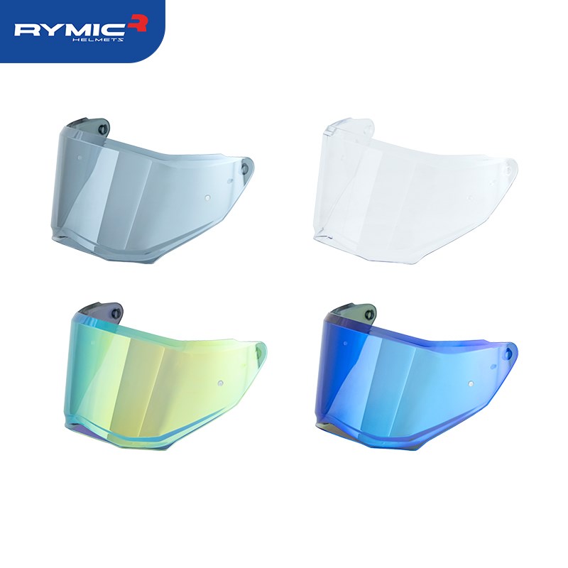 RYMIC原装头盔镜片x60拉力盔茶色/电镀红/电镀银/电镀红/电镀金