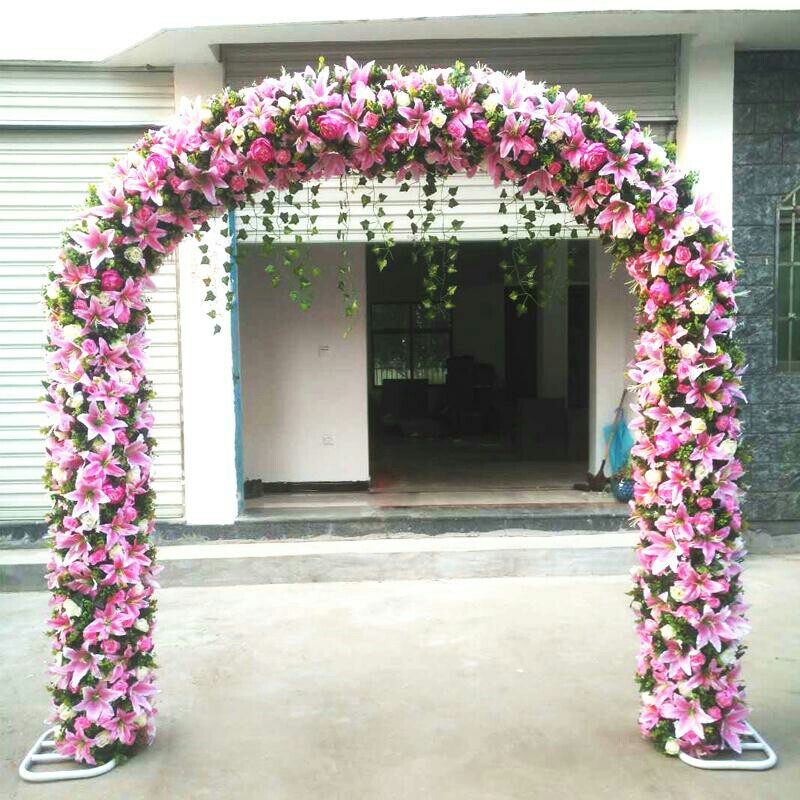 花门婚庆拱门绢花拱门开业庆典花门新款花门结婚拱门婚庆用品