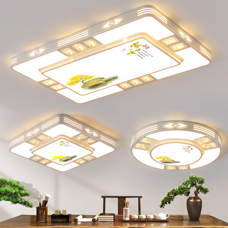 客厅灯简约现代大气网红大灯大厅主灯led吸顶灯2022年新款吊灯具