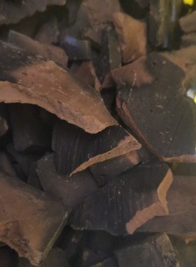 黄土女女土特产异食癖烟熏胶泥土条半灶烟熏胶泥块胶泥月饼棒