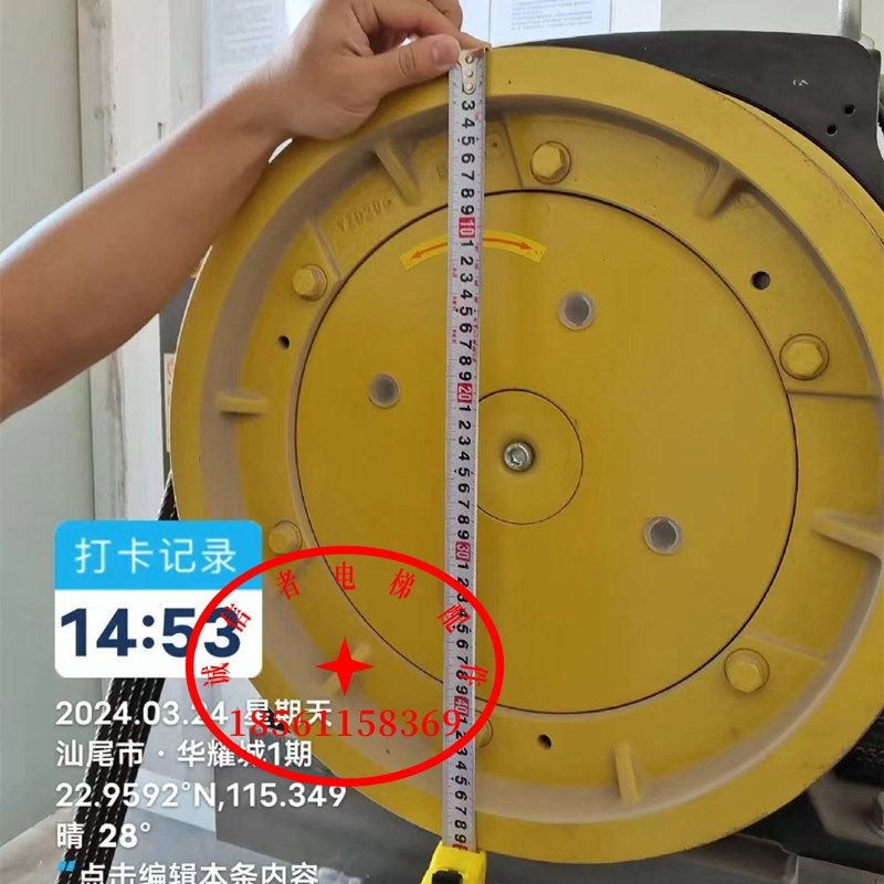 杭州西奥电梯曳引轮490*5*10 490*5*12西子富沃德曳引轮GETM3.5H