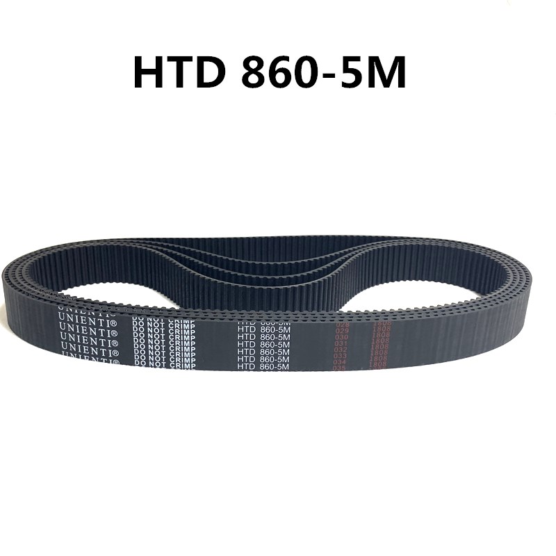 进口5M同步带数控机床编码器主轴皮带HTD860-5M-860日本UNIENTI