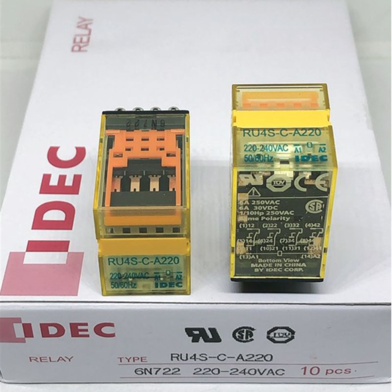 IDEC正品和泉RU4S-C-A220 V RU2S-C-A220 RU4SCAC220V继电器RU45-