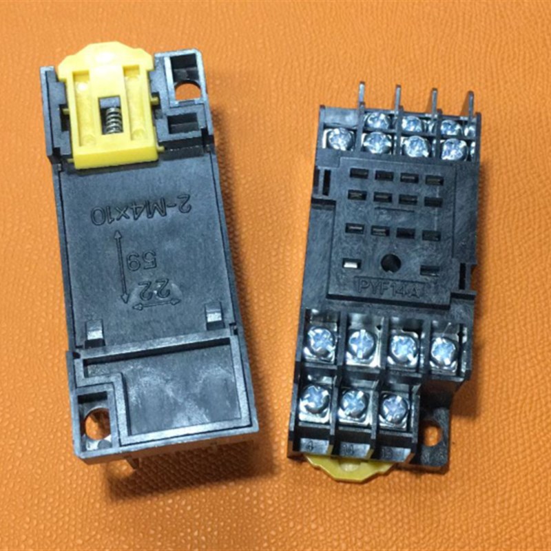 JQX-13F HH54P继电器座14脚RU4S-D24 SY4S-05D PYF14A   MY4NJ