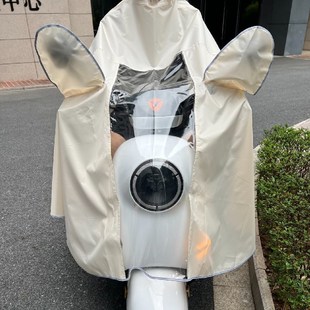 电动车雨衣防暴雨加厚加大摩托车雨衣单人长款 全身可盖车两用