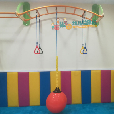 早教儿童感统体能运动训练悬挂架吊架器材吊环秋千架康复玩具吊球