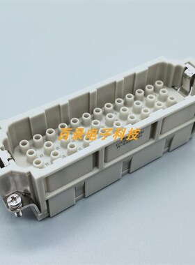 WEVEL威乐重载连接器 HEE-046-M 46针公芯46芯航空插头HARTING