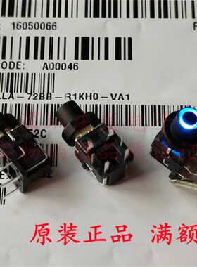 TLLA-72BB-R1KH0-VA1台湾圆达DIP 带LED灯轻触开关发蓝色灯光侧按