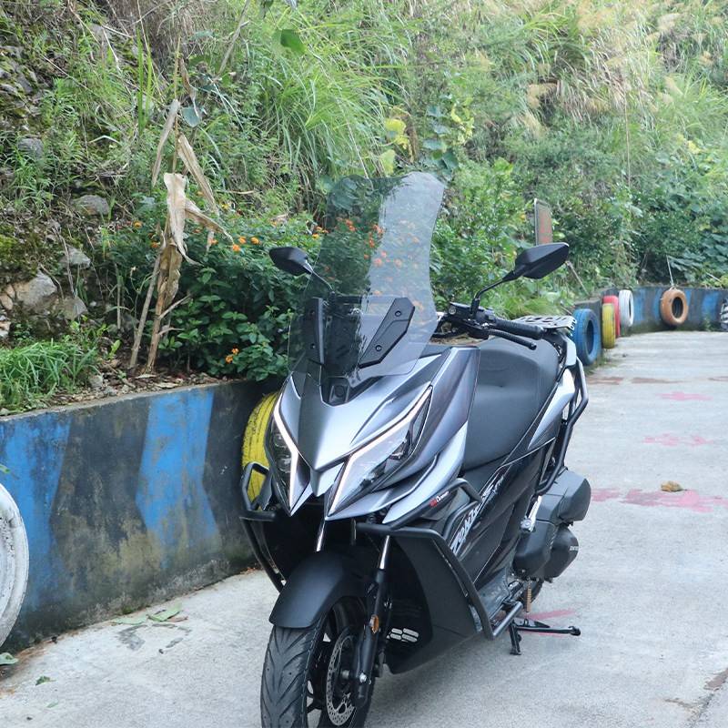 适用升仕175V前挡风玻璃挡风板风挡板ZT175T-V加高挡风拓展横杆架