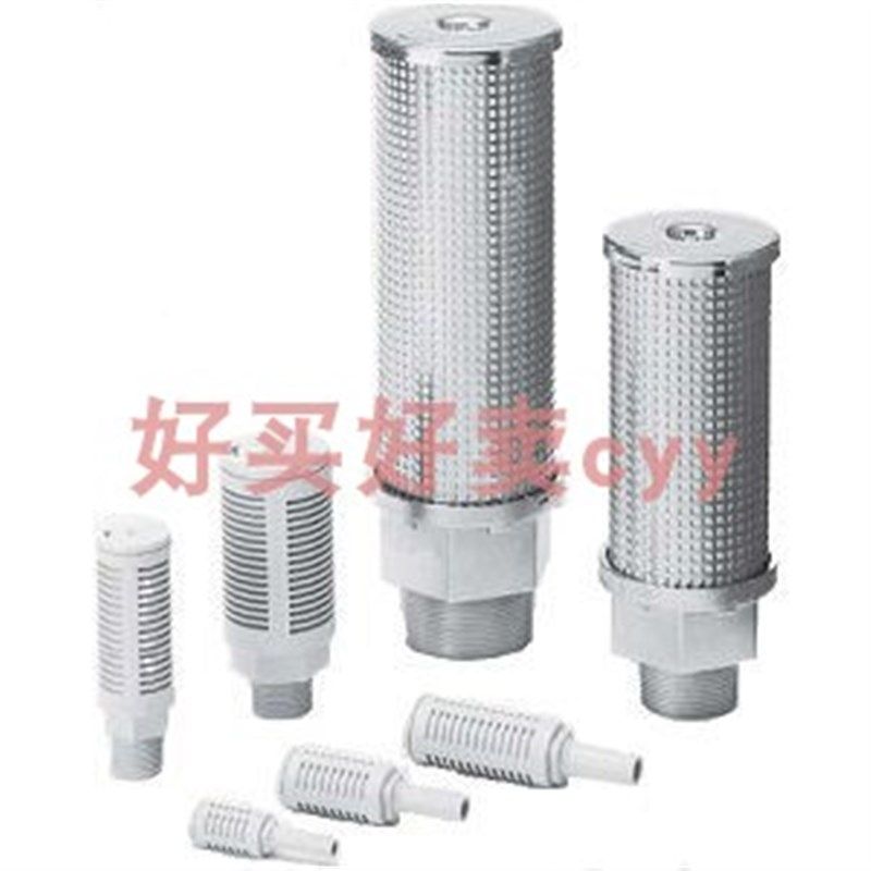 SMC 原装正品ANB1-C08 系列 38 dB (A)高消声型消声器