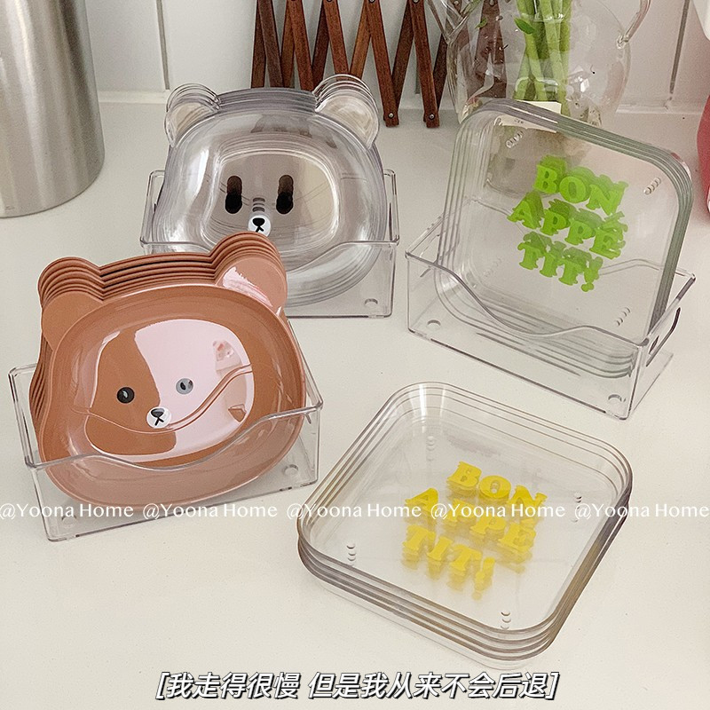 Yoona Home韩国ins新年小食水果壳骨碟多功能小盘子收纳盒