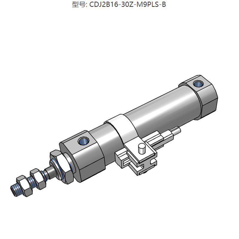 SMC 原装正品CDJ2B16-30Z-M9PLS-B 迷你气缸/标准型:单杆双作用