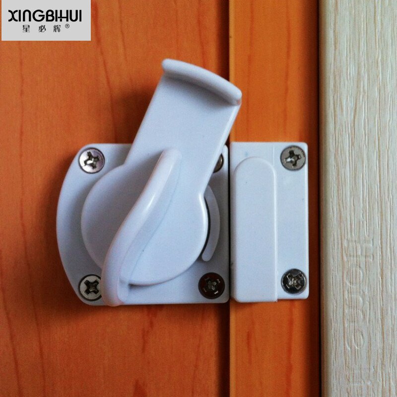 折叠门专用卫生间门锁插销门扣塑料浴室厕所门门栓搭扣图片