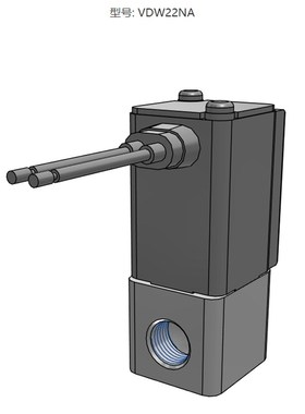 SMC 原装正品VDW22NA系列 小型直动式2通电磁阀 水用单体