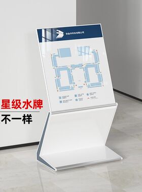 大堂指示牌立式水牌导向牌产品介绍E楼层索引牌门口高档迎宾牌架