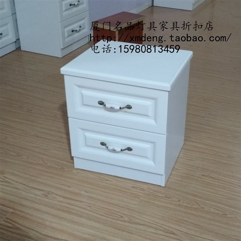 欧式板式白色床头柜 X 只卖厦门