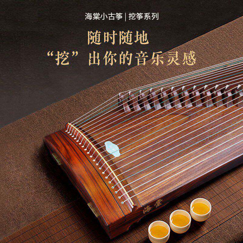 海棠古筝楚辞花WWL想初小学者便携容式型迷你小古筝