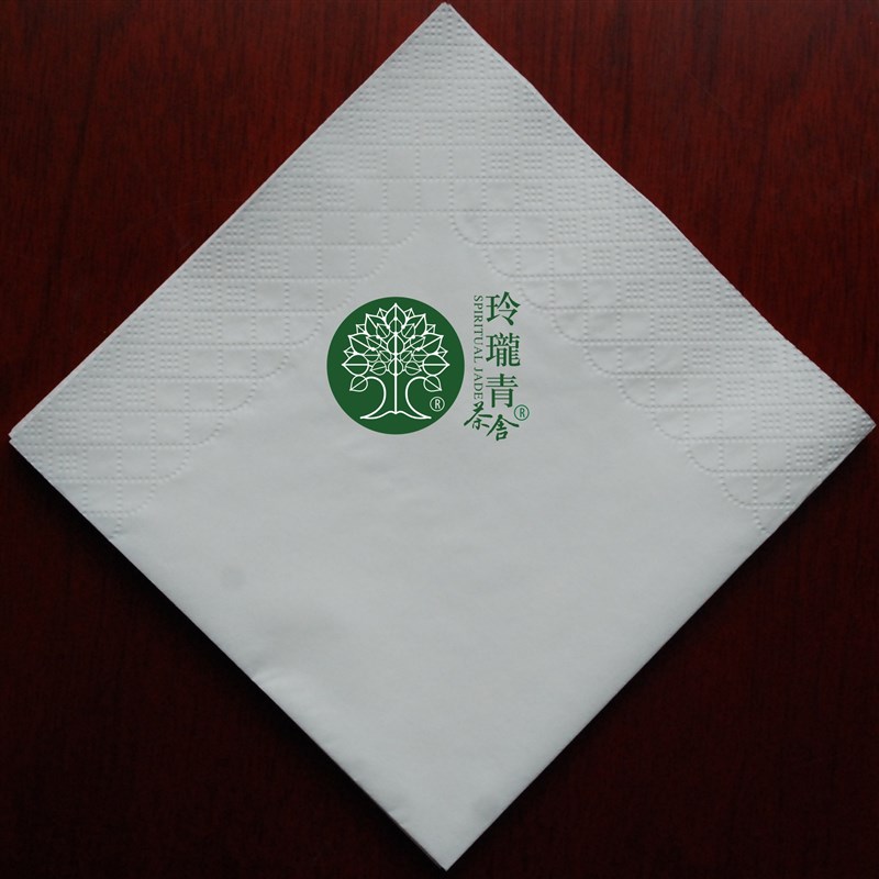 餐巾纸印字3层加厚印logoy定版咖啡餐饮甜品店定订做方巾酒店印字