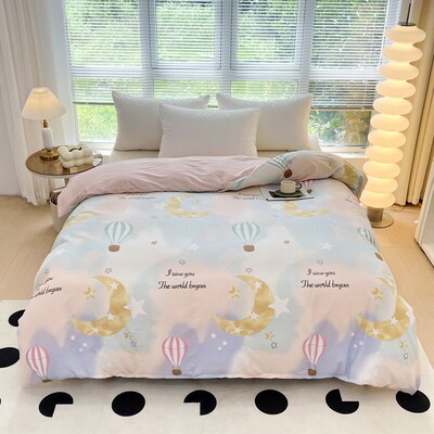 全棉女生小清新少女心一米五1米5单独1米5x1米8被套180cmx220cm