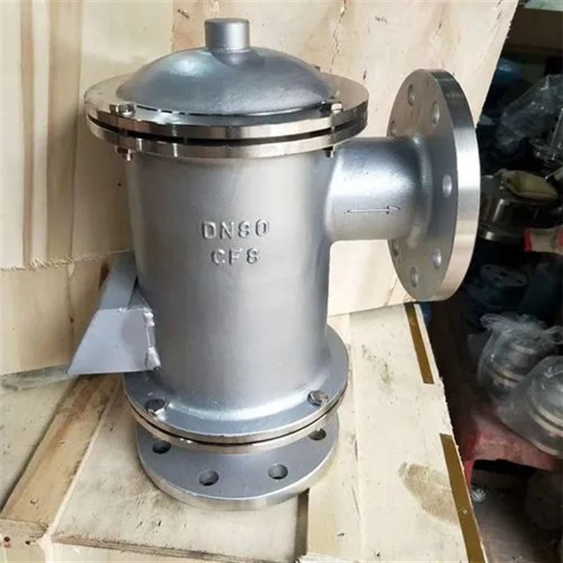 铸钢HXF7带接管阻火单呼阀 储罐带单接管单向阀WCB