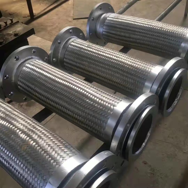 304不锈钢波纹软管补偿器 耐腐蚀法兰式高压金属编织波纹软管