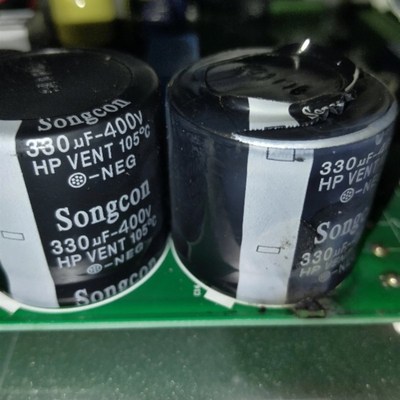 Chenfacap 全新400V330UF 35X25 105度牛角插件铝电解电容器