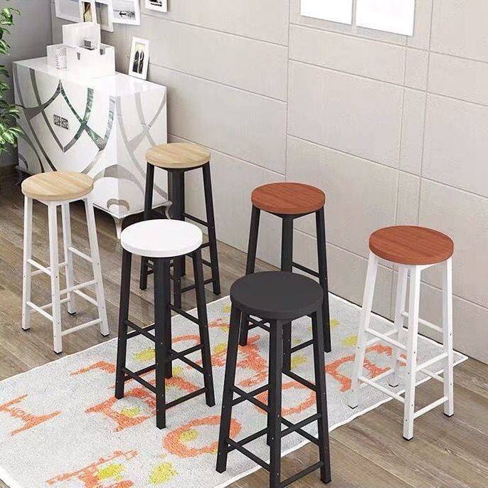 吧台椅子高脚凳酒吧椅家用靠背吧台凳高凳简约铁艺前台高脚吧凳,婴童用品,摇篮,淘宝优惠券,粉丝福利购,淘宝优惠卷