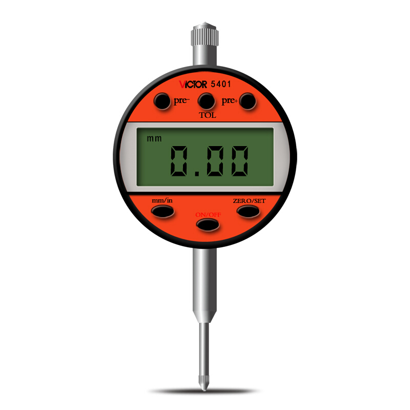 胜利VC5401/VC5501大屏数显百分表 电子校表高度表高精度千分尺