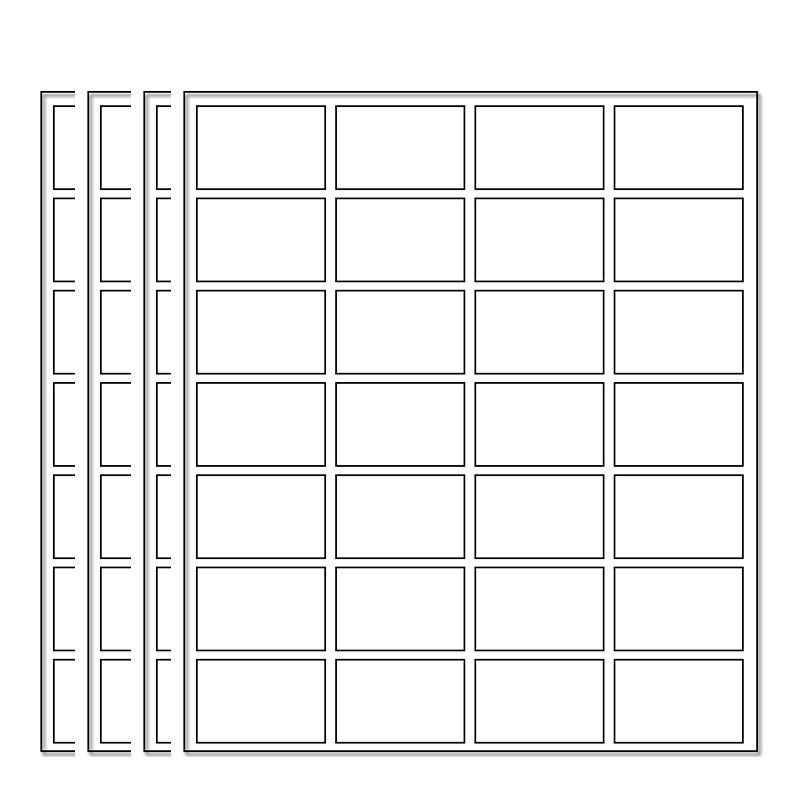 A4不干胶打印纸标签贴纸 喷墨切割 自粘性空白背胶纸不干胶纸