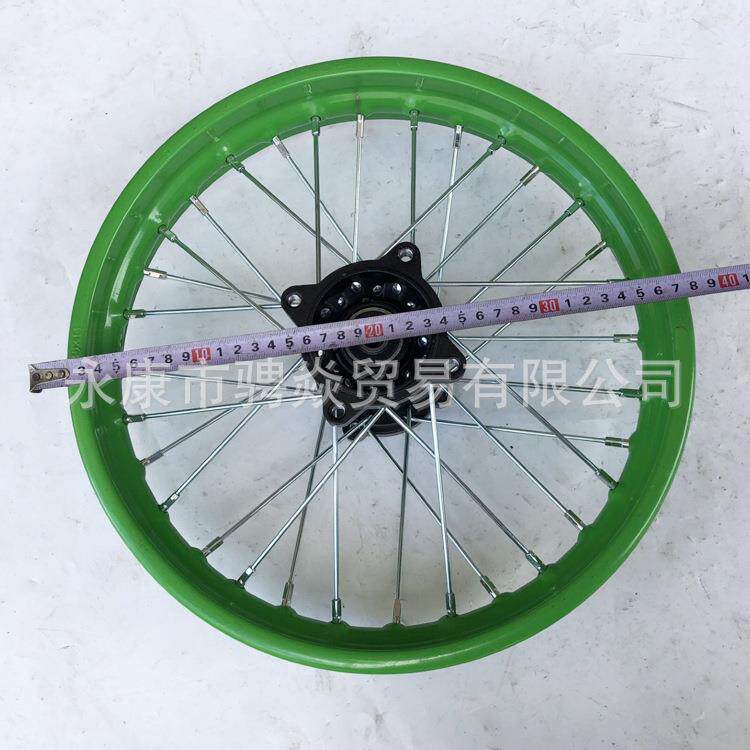 改装两轮配件中高赛越野摩托车加强鼓芯后轮圈轮毂90/100-14寸C碟