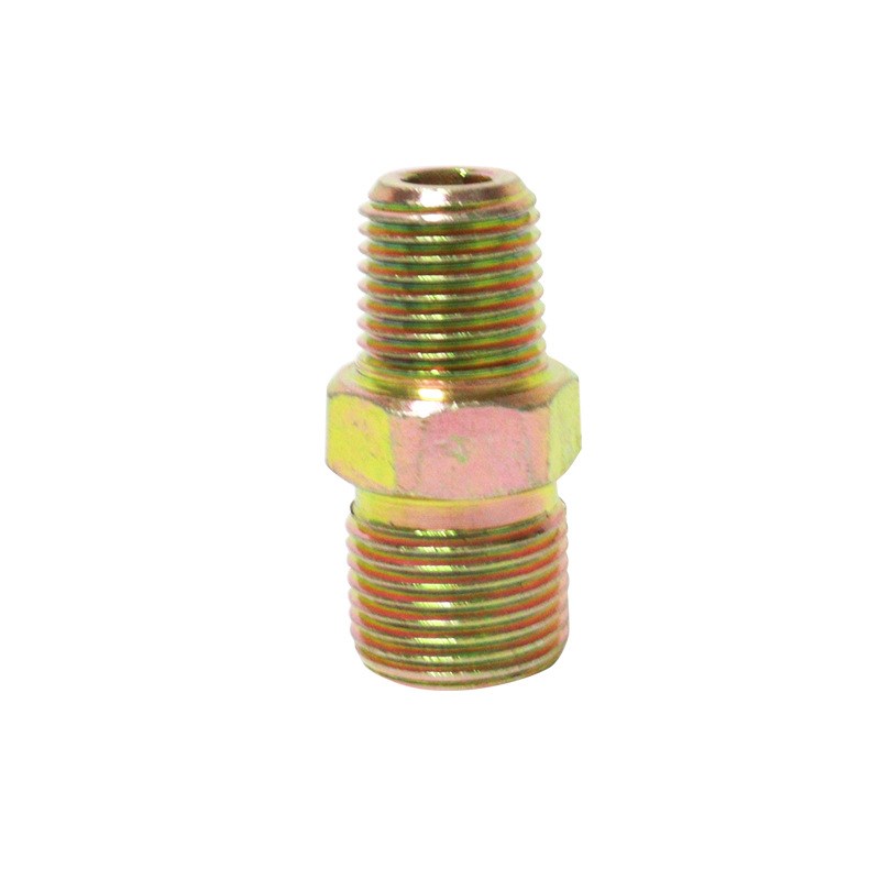 液压接头双外丝直接外牙直通对丝1寸x1.2寸C液压管件油管接头