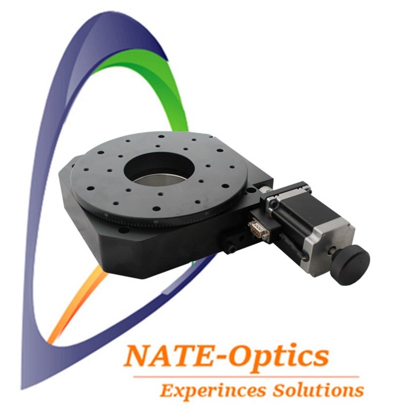 NT03RA200S电动旋转台 精密中空回转台 水平方位工作台光学角位台