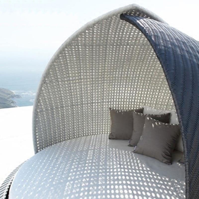 户外庭院躺床沙发躺椅渡假沙滩床藤编圆床露台室外休闲藤遮阳床,住宅家具,户外沙发,淘宝优惠券,粉丝福利购,淘宝优惠卷