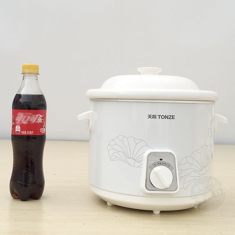 天际1L/2L/3L/4L/5L陶瓷电炖锅迷你bb煲汤煮粥白瓷慢炖盅儿辅