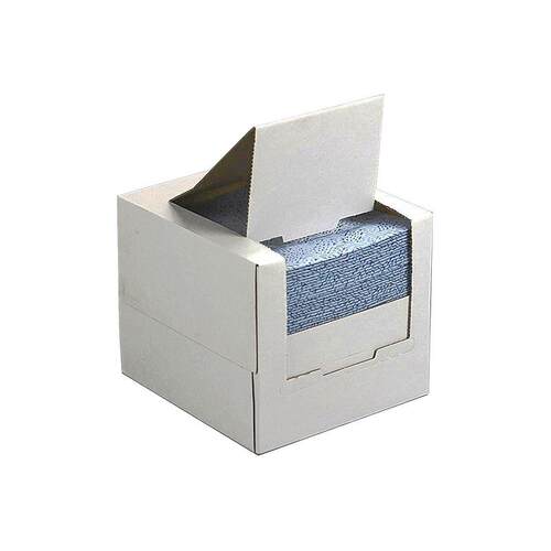 ORDER强力工业吸油无尘擦拭纸 1/4折盒装擦拭布 工业用熔喷吸油布