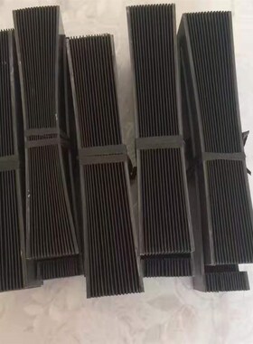 浙江凌平白色PVS柔性风琴防护罩 舞台防尘罩机床设备一字型防护罩