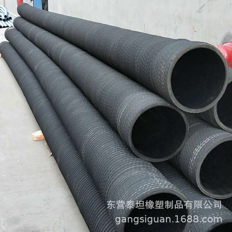 厂家 抗洪抢险排水排涝用大口径黑色10寸12寸14寸 钢丝骨架胶管