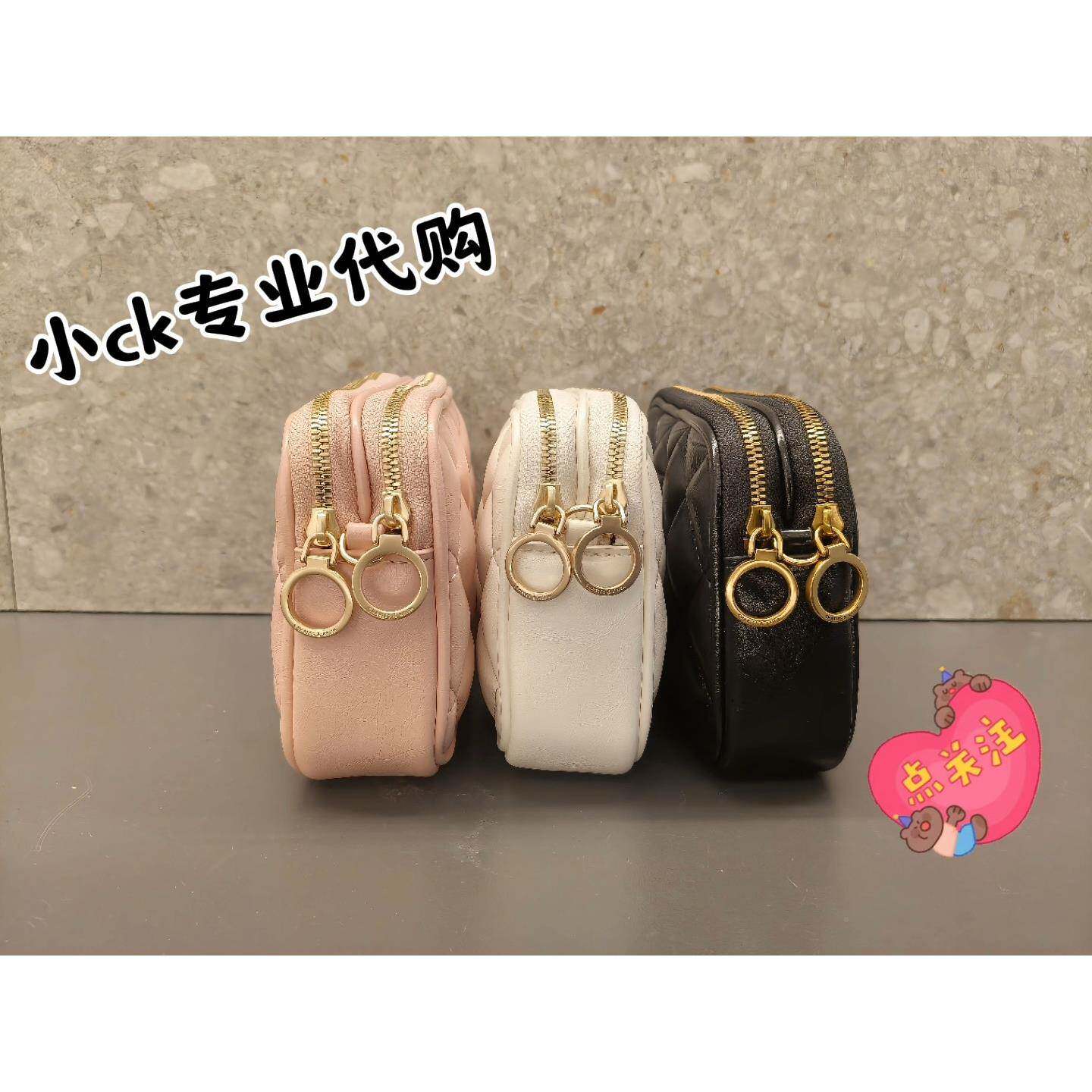 &条季夏炼新-菱格ck2-5可调节单肩斜挎女包