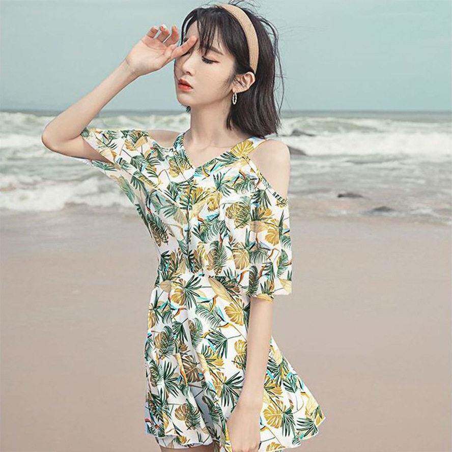 泳衣女新款爆款微胖女孩遮F肉瘦身连守高级感泡显保温泉泳装
