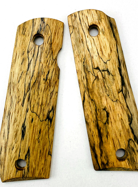 1911护木 1911配件改装 1911 Grips手柄 渍纹木 原木刀柄料枫木料