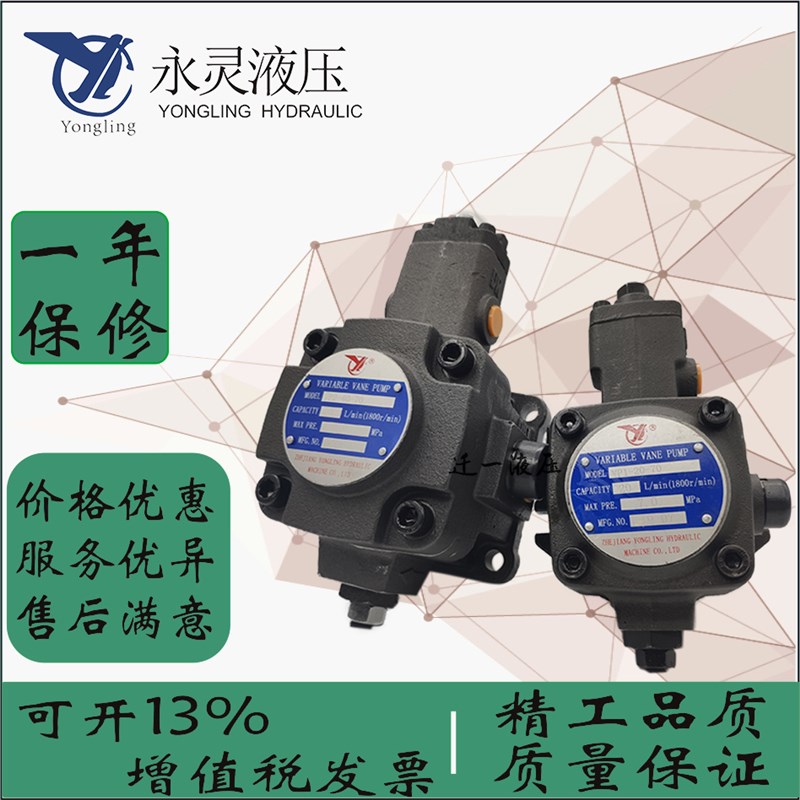 仙居永灵YLC变量叶片泵 油泵 VP1-15-35 55 70 VP2-30-70 20 40
