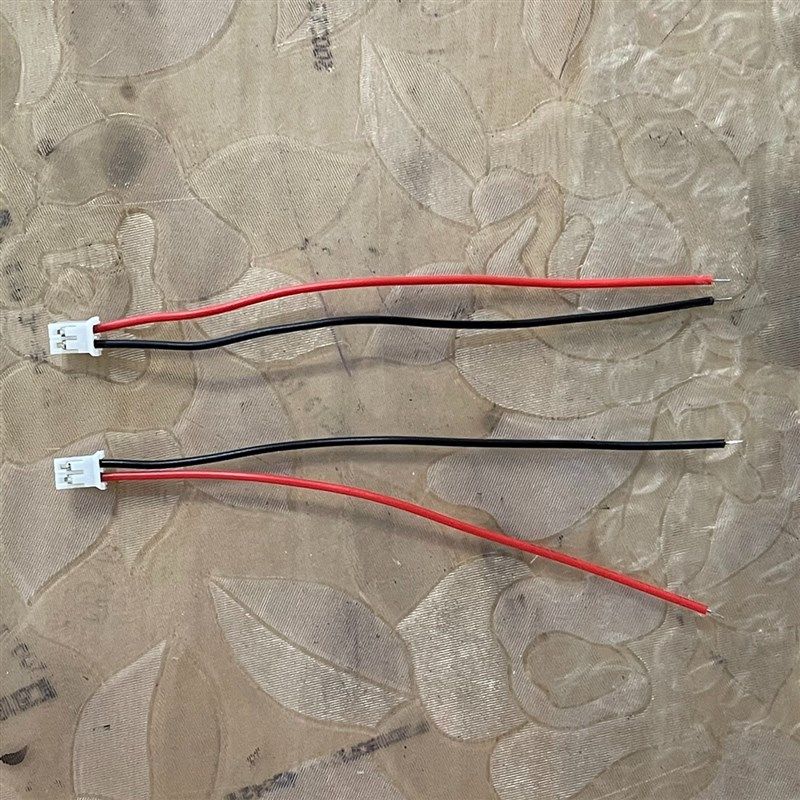 现货UL1007-26AWG电子线JST-PH2.0MM-2P小插头端子线连接器接插件